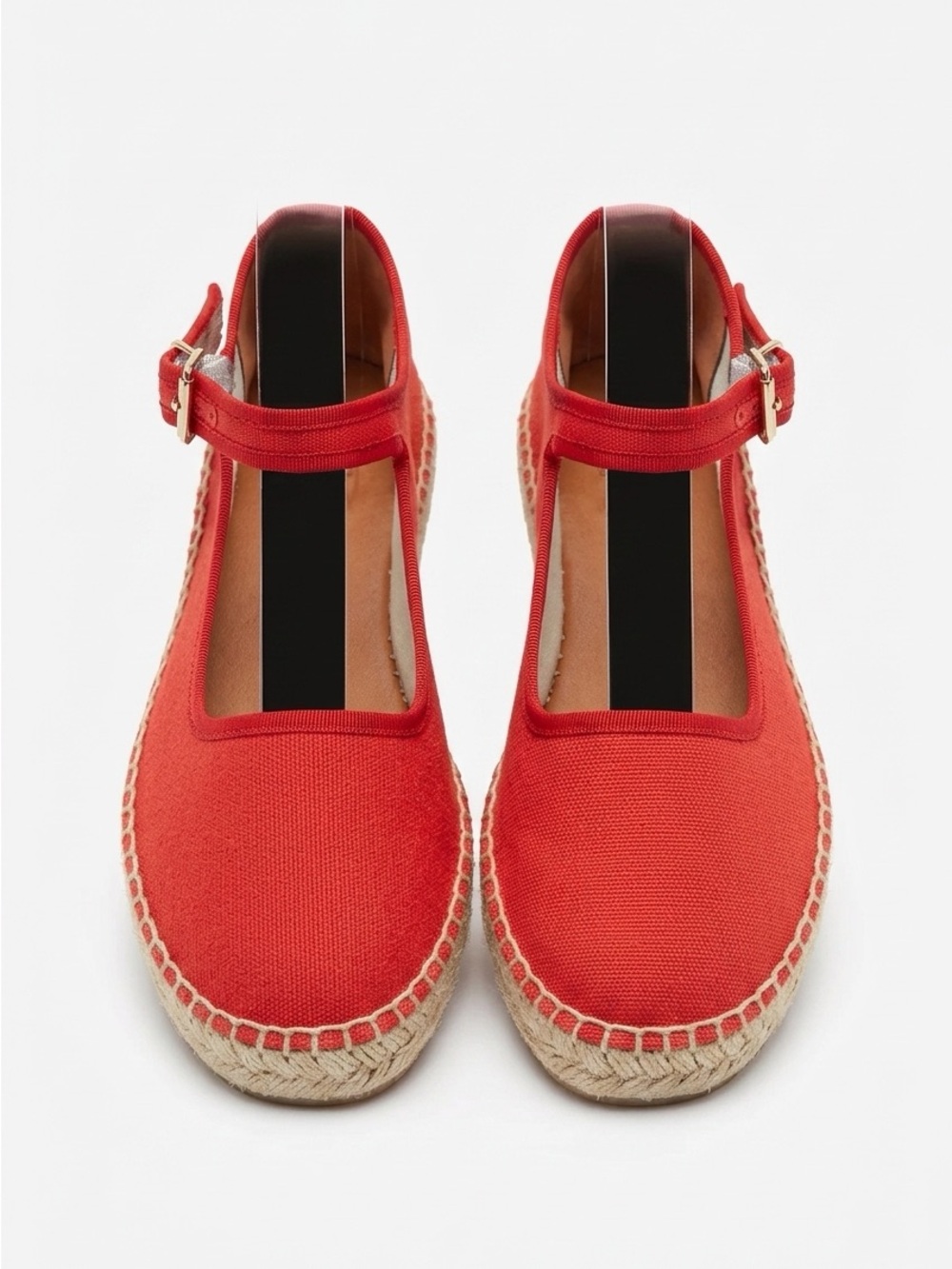 Maeva anthropology, brand Canvas Mary Jane Espadrille Flats - Unbranded